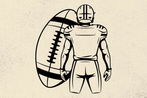 Download Football Player SVG: Custom Football Svg - Football svg Collection