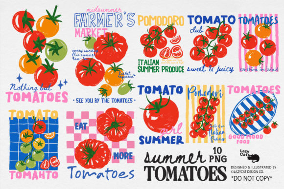 Download Tomato Summer PNG Sublimation Bundle - Png sublimation Collection