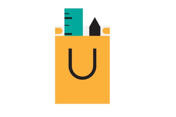 Download Office Supplies Box Vector Illustration - Premium Bundle