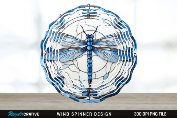 Download Blue and White Dragonflies Wind Spinner - Blue and white dragonflies wind spinner Collection