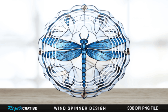 Download Blue and White Dragonflies Wind Spinner - Blue and white dragonflies wind spinner Collection