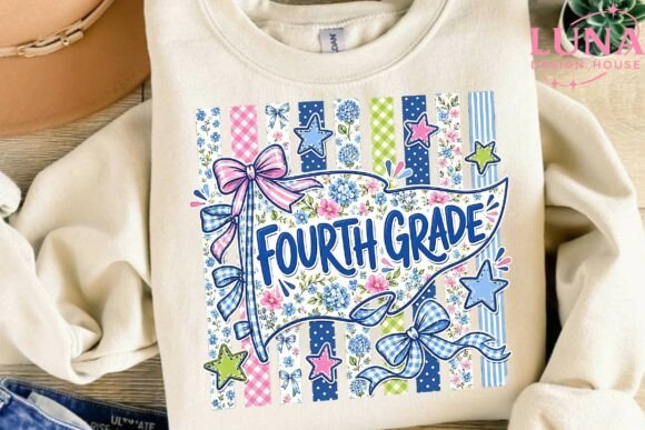 Download Fourth Grade Teacher Bow PNG Sublimation - Png sublimation Collection